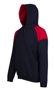 Picture of RAMO Mens Shoulder Contrast Panel Hoodie F303HP