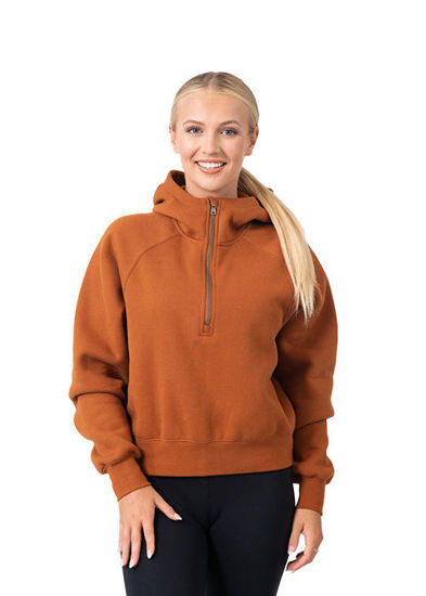 Picture of RAMO Womens/Girls Cotton Care Half-Zip F380GL