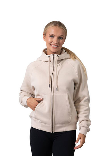 Picture of RAMO Womens/Junior' Cotton Care Kangaroo Pocket Zipper Hoodie F370UN