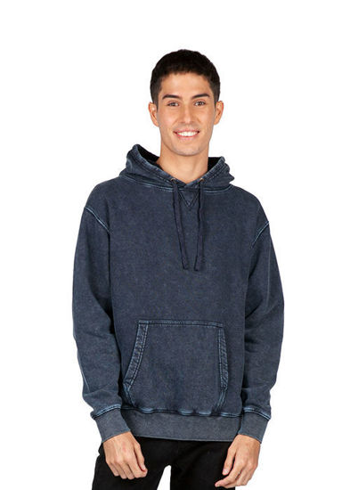 Picture of RAMO Men's Stone Wash Fleece Hoodie F363AW