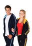 Picture of RAMO Womens/Junior stripe sleeves Hoodies F600UN