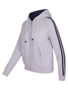 Picture of RAMO Womens/Junior stripe sleeves Hoodies F600UN