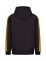 Picture of RAMO Mens Unbrushed Stripe  Sleeve Hoodie F600HZ