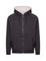 Picture of RAMO Mens Unbrushed Stripe  Sleeve Hoodie F600HZ