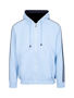 Picture of RAMO Mens Unbrushed Stripe  Sleeve Hoodie F600HZ