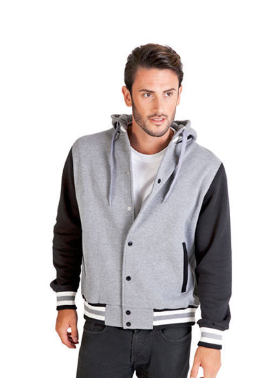 Picture of RAMO Men's Varsity Jacket & Hood F907HB