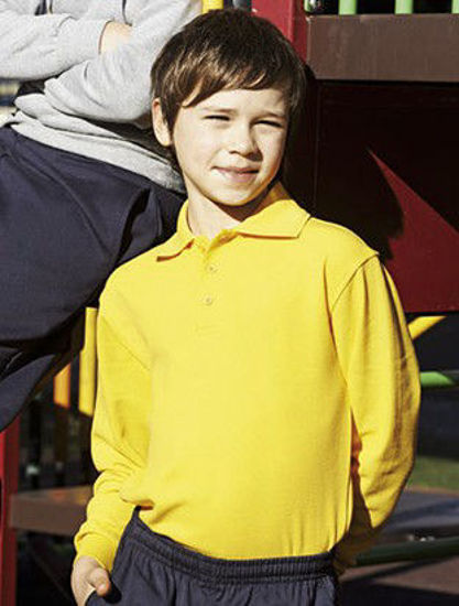 Picture of BOCINI Kids Long Sleeve Basic Polo CP1316