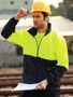 Picture of BOCINI Unisex Adults Hi-Vis Full Zip Fleece SJ1237