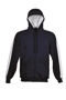 Picture of BOCINI Unisex Adults Contrast Fleece Zip Through Hoodie CJ1221