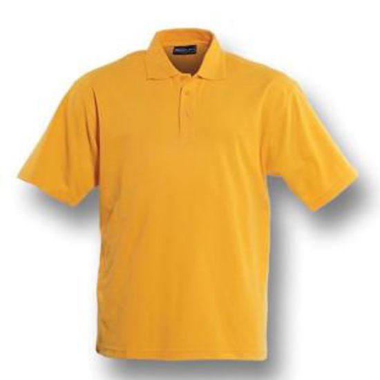 Picture of BOCINI Plain Colour Poly Face Cotton Backing Short Sleeve Polo CP1601