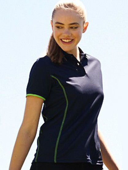 Picture of BOCINI Stitch Feature Essentials-Ladies Short Sleeve Polo CP0920