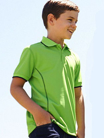 Picture of BOCINI Stitch Feature Essentials-Kids Short Sleeve Polo CP0930